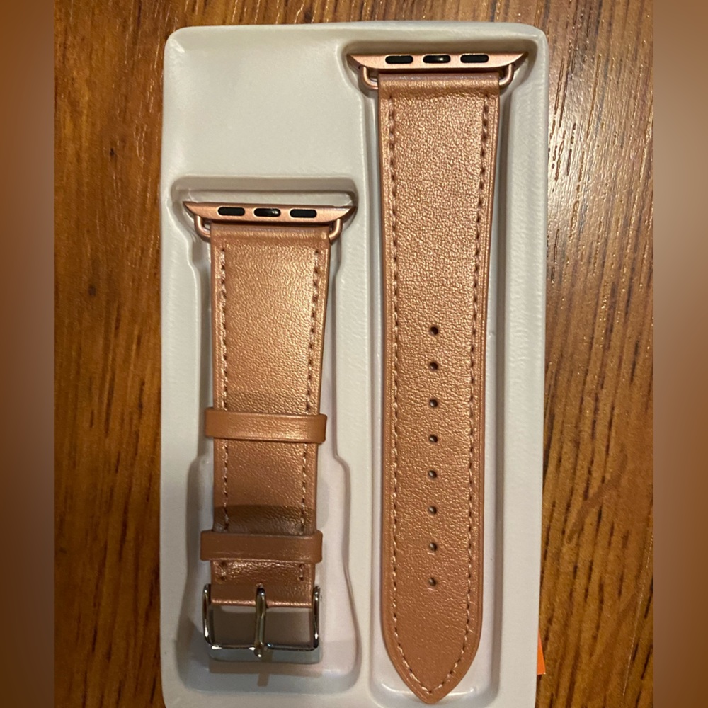Apple rose colored watch band 42-44mm size